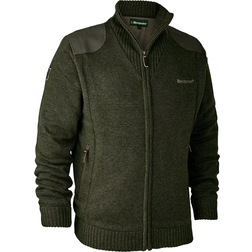 Deerhunter Carlisle Knitted Cardigan - Green Melange