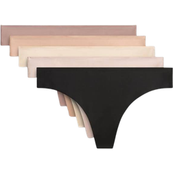Lululemon InvisiWear String 5er-Pack Frauen - Black/Twilight Rose/Pink Clay