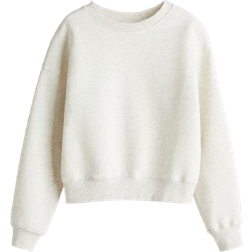 H&M Crew Neck Sweatshirt - Cream Marl (1228171021)