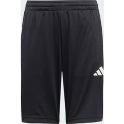 adidas Kid's Train Essentials 3-Stripes Shorts - Black/White (JJ1038)