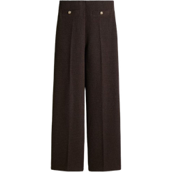 H&M Wide Trousers - Dark Brown