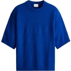 H&M Knitted T-shirt - Bright Blue