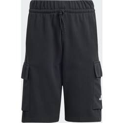 adidas Barn Essentials Cargo Shorts - Black/White