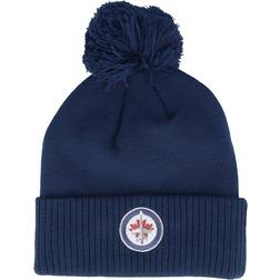 adidas NHL Blå Pom Beanie Navy Blue Pom