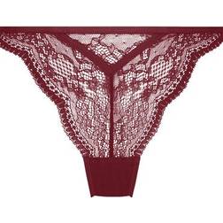 Hunkemöller Isabelle G-streng Med Blonder - Rød