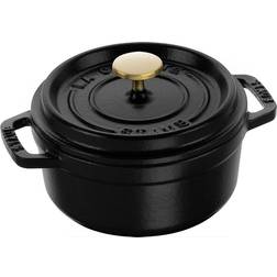 Staub Cast Iron Black med lock 0.4 L 12 cm