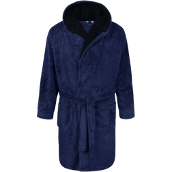 Duke Newquay Super Soft Dressing Gown With Hood - Navy