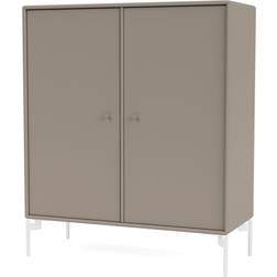 Montana Furniture Cover with White Legs Truffle Storage Cabinet 69.6x82.2cm