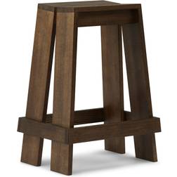 Normann Copenhagen Light Dark Stained Ash Bar Stool 65cm