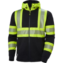 Helly Hansen ICU Hoodie Med Dragkedja - Varsel Gul/Charcoal