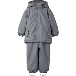 Lil'Atelier Dry10 Padded Rain Set - Ultimate Grey (13244318)