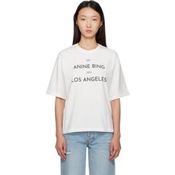 Anine Bing T-Shirt Bomull - Ivory