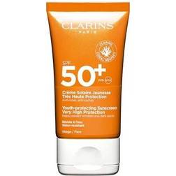 Clarins High Protection Youth Sun Care Cream Spf 50+ 50ml