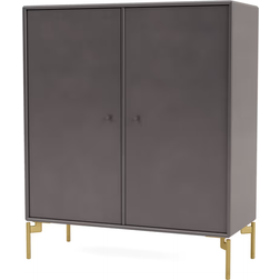 Montana Furniture Cover Coffee/Brass Storage Cabinet 69.6x69.6cm