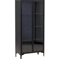 Venture Design Piring Black Glass Cabinet 40x190cm