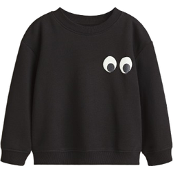 H&M Sweatshirt - Black/Eyes (1078507097)