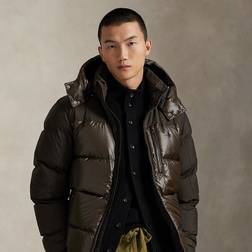 Polo Ralph Lauren Gorham Mixed Glossy Down Jacket - Antique Brown