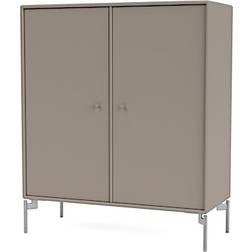 Montana Furniture Cover with Chrome Legs Truffle Storage Cabinet 69.6x82.2cm