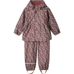 Name It NmfDry10 Fig Mini Dry10 Fig Set - Brun/Lysegrå/Aubergine/Hvid