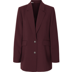 Selected Femme Rita Relaxed Blazer - Burgunder