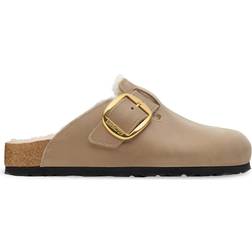 Birkenstock Pantolette Boston Leoi - Mocka