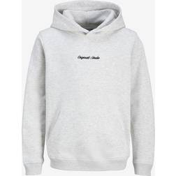 Jack & Jones Junior Hoodie Hoodie Hoodie White Melange