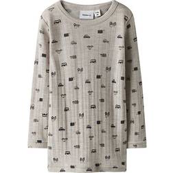 Name It NMMWang Shirts - Grå/Sort
