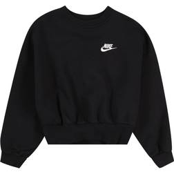 Nike Sportswear Club Fleece Boxy Crewneck Sweatshirt - Sort