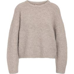 Noisy May NMDOLLY Tröja - Mörkbeige