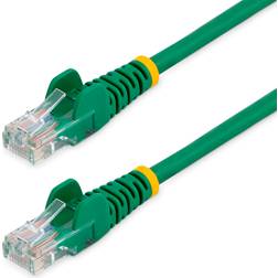 StarTech Snagless Cat5e RJ45 - RJ45 M-M Green 1m
