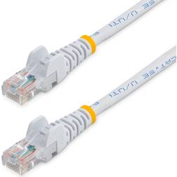 StarTech Snagless Cat5e RJ45 - RJ45 M-M White 1m