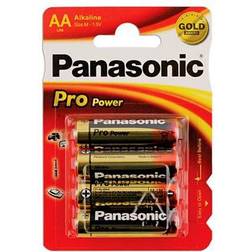 Panasonic AA Pro Power Compatible 4-pack Gold/Red