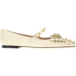 Valentino Garavani Mary-Jane Bowow Ballerina Med Båge - Läder
