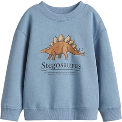 H&M Sweatshirt - Blue/Stegosaurus (1078507101)