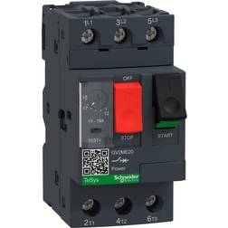 Schneider Electric Electric Tesys gv motor circuit breaker gv2me20 thermal-magnetic 13-18a 7.5kw@400v icu15ka pushbutton