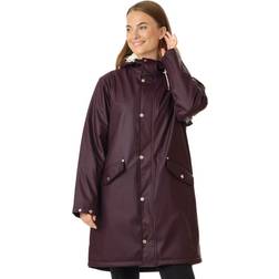 McKinley Pile Lined W Regnjacka - Mulberry Red