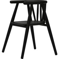 Oaklings Storm Kid's Chair Black Stained Oak