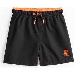 Tu Black Neon Contrast Swim Shorts - Black