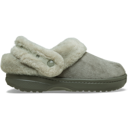 Crocs Classic Unfurgettable Vegan Suede Clogs - Galactic Grey