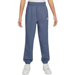 Nike NSW Club LBR Oversized Fleece Pants - Indigo/White