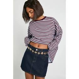 boohoo Heart Western Detail Chain Belt - Gold