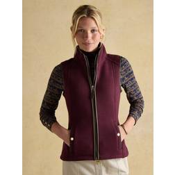 Joules Heritage Regular Fleece Gilet - Red