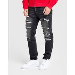 Supply & Demand Paze Slim Ripped Jeans Black