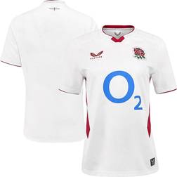 Castore England Rugby Home Replica Jersey 2025 26 White Size 8