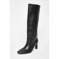 Quiz Wide Fit Knee High Boots - Black