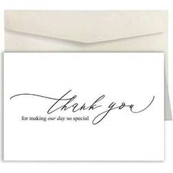 Shein Unique Wedding Thank You Card Premium