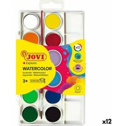 Jovi Vibrant Multicolor Watercolours 12 Units