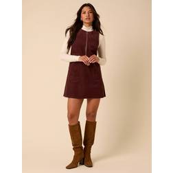 Nobody's Child Homerton Corduroy Pinafore Dress - Brown
