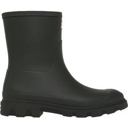 Hunter Downpour Short Wellington Boots - Dark Olive