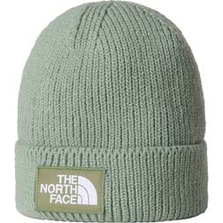 The North Face Logo Box Cuffed Beanie - Slate Moss/Bark Mist